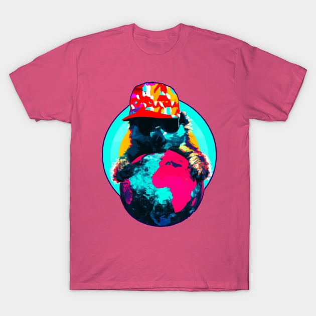 Gary Vee Hedgehog - Ruling the world T-Shirt by Trippy Critters